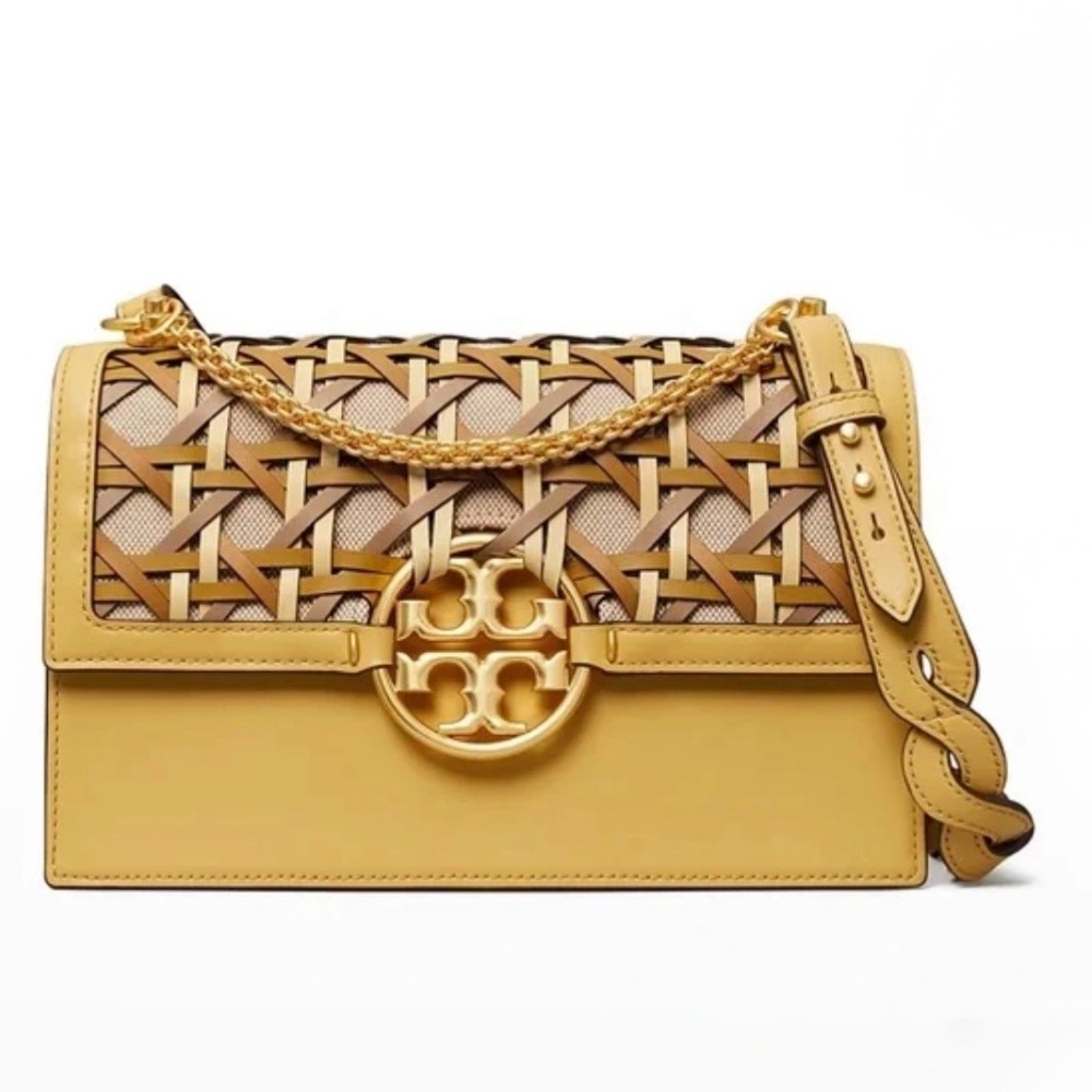 Tory Burch⭐️NWT⭐️ Miller Woven Leather Shoulder Bag